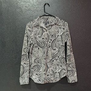 AMERICAN LIVING Bohemian abstract Women’s long sleeve shirt Size Medium